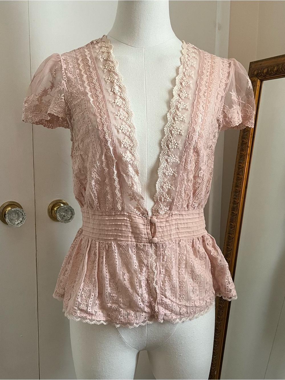 Forever 21 pink blouse